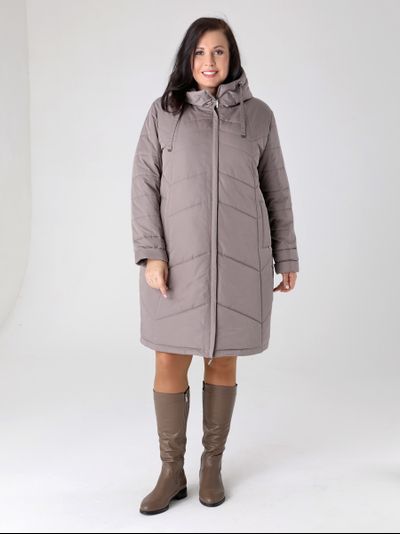 Пальто Арт 23422 сер-кор. ЗИМА