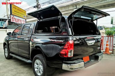 Кунг Carryboy Workman для Toyota Hilux Revo 2015-2016-2017-2018-2019-2020-2021-2022 распашные окна
