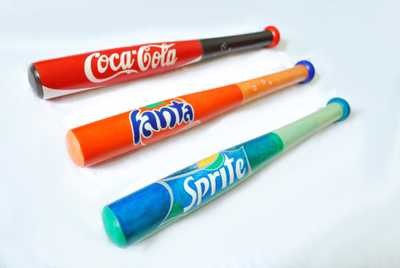 Набор бейсбольных бит COLA FANTA SPRITE