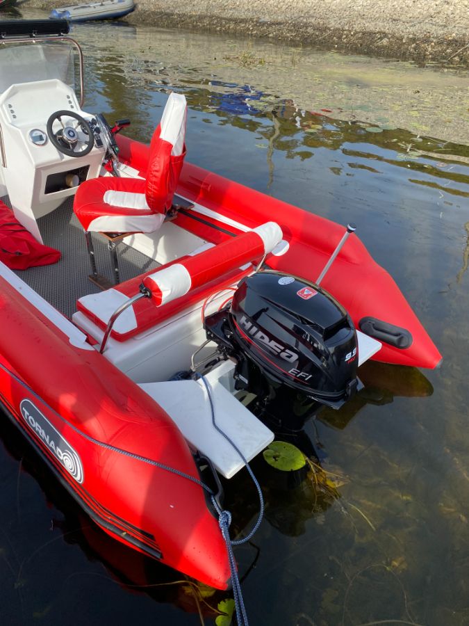 HIDEA 9.9 PRO EFI 20-ка на рибе REEF Tornado 430