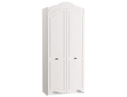 Шкаф двухстворчатый Роуз 13.195 белый, ясень ваниль