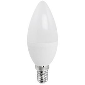 Лампа светодиодная Ecola свеча E27 9W 6000K 6K 100x37 пласт./алюм. C7LD90ELC