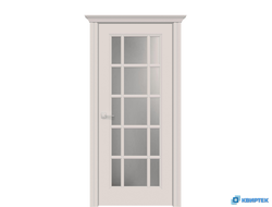 Дверь остеклённая с покрытием ПВХ Европа 1.3 ПО купить в Челябинске | КВИРТЕК