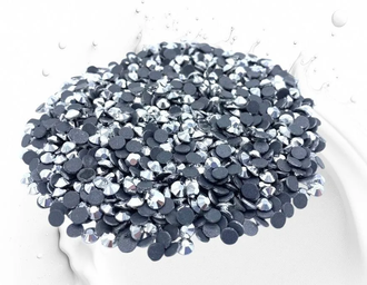 Стразы термоклеевые, цвет серебряная сталь, размер SS16 (3,8 - 4,0 мм), 1440 шт