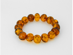 Браслет "Мятый шар " на резинке 08984