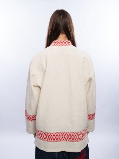 Косоворотка ткачество "Сила Души" белая