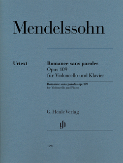 Felix Mendelssohn Bartholdy Romance sans paroles op. 109
