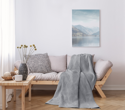 Плед "Холодный серый"