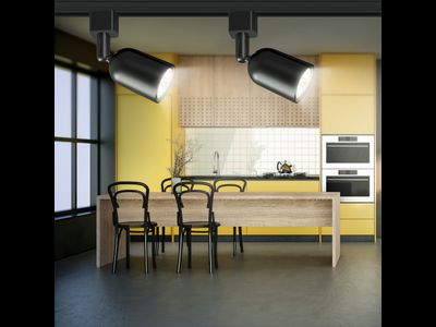 ЭРА светильник трековый на шинопровод под лампу GU10 TR41 BK 1-фаз. 60х84 черный алюм. 0113