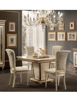 СТОЛ ОБЕДЕННЫЙ РАСКЛАДНОЙ FANTAZIA (L120/160*P120*H77) ARREDOCLASSIC