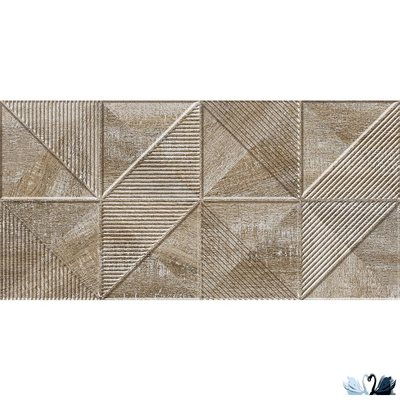 Плитка настенная Belani Астерия Декор 1 коричневый 30 х 60 см Береза керамика