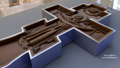 Pectoral cross of Princess Elizabeth Feodorovna, stl. Крест Елизаветы Федоровны