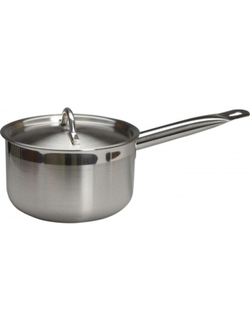 Сотейник с крышкой 1,3 л, нержавеющая сталь