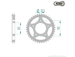 10605-40 Звезда ведомая #530 VF 750 C MAGNA AFAM 10605-40