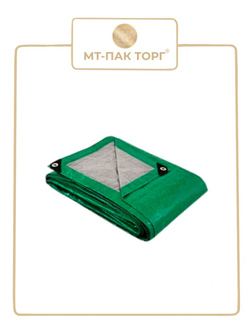 Тент Тарпаулин 3 x 15 м, 120 г/м2, шаг люверсов 0,5 м строительный защитный укрывной купить в Москве