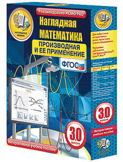 Интерактивное учебное пособие "Наглядная математика. Производная и её применение"