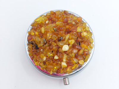 Таблетница с янтарем