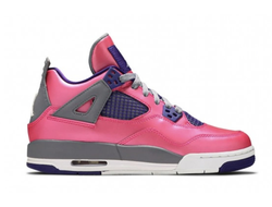 Nike Air Jordan 4 Retro Pink (Розовые) фото
