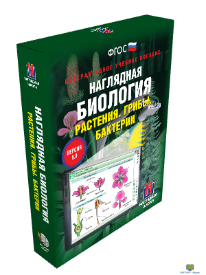 Наглядная биология. 6 класс. Растения. Грибы. Бактерии