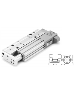 Линейный электрический привод с линейной направляющей LXF