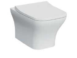 Комплект: подвесного безободкового унитаза VitrA Zentrum (с сиденьем микролифт, инсталляцией и кнопкой Root Square), 9875B003-7201