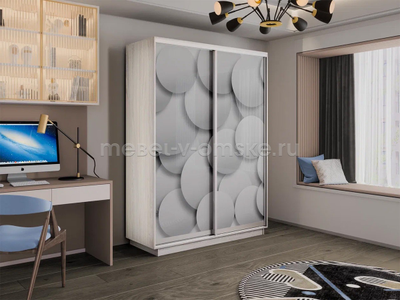 Шкаф-купе Дуо-Фото (Шары) 1200*450*2200
