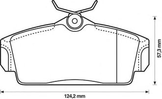 Передние колодки (Miles) для Ниссан Альмера N16 ( С ABS)