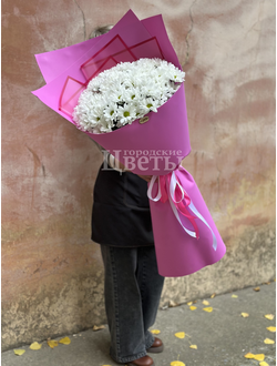 Букет-гигант из ромашковой хризантемы