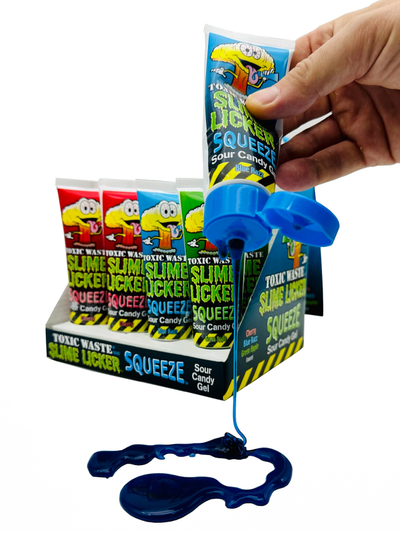 Жидкий кислый гель "TOXIC WASTE"/ 3 шт / зелёное яблоко, вишня, синяя малина