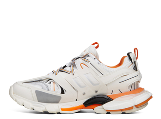 Balenciaga track trainers Белые с оранжевым