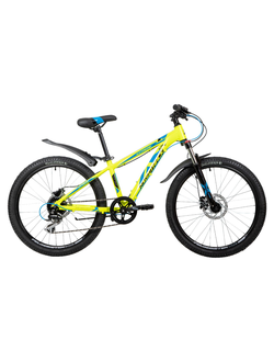 Велосипед NOVATRACK Extreme 24 HD 8 (2020) зеленый
