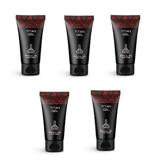 Интимный гель для мужчин TITAN GEL (5 тюбиков)