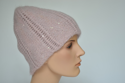 Vizio Collezione Италия шапка розовая