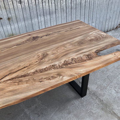 слэб, стол река, карагач, дуб, мебель на заказ, стол из слэба, мебель для ресторана, столешница спил