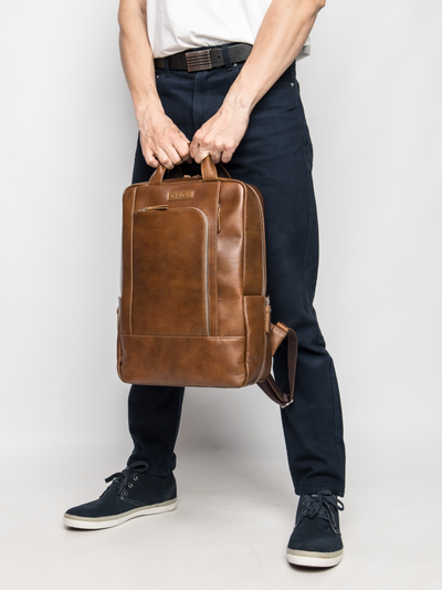 Кожаный рюкзак Viterbo Premium brown (арт. 3111-63)