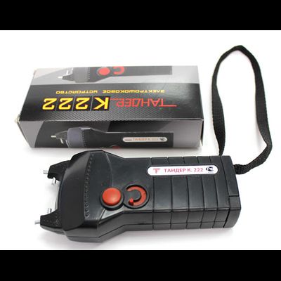 Электрошокер ТАНДЕР К222 с АКБ и зарядным устройством