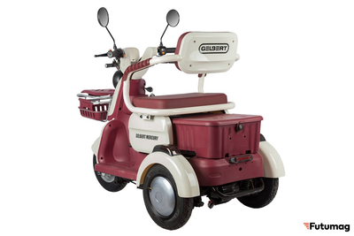 Электротрицикл Rutrike Gelbert Mercury 48V/60V 650Вт бело-красный