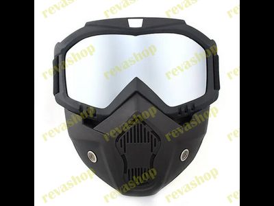 Маска-очки мотоциклетная велосипедная снегоходная лыжная модульная