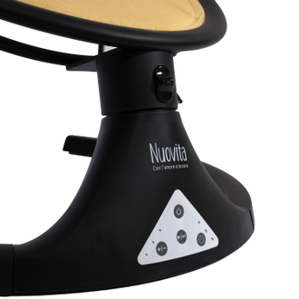 Шезлонг Nuovita Mistero MS1 Giallo, Nero/Желтый, Черный