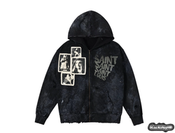 Худи Zip Sssaint  Louis Black (S, M, L, XL)