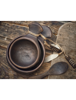 Set: Bowl, Mug, Spoon (Free shipping worldwide)