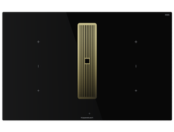 Индукционная варочная панель с вытяжкой Kuppersbusch KMI 8350.0 SR Gold