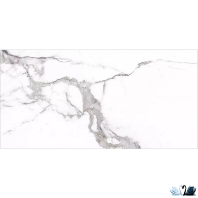 Керамогранит Stellare Ceramica Carrara Bianco 60x120 см белый матовый