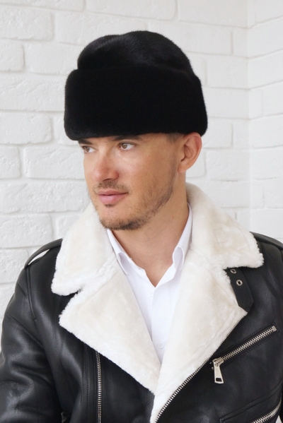 Пилотка "Джаз" норка натуральная