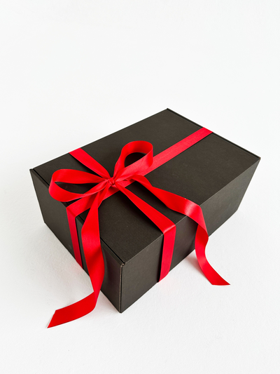 2 шт. - Подарочная коробка GILEV 37x26x12см с красной лентой и наполнителем