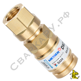 Быстроразъемный соединитель Messer DKD O2 G1/4" - female O2 для редуктора 0463312