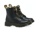 ЗИМНИЕ БОТИНКИ DR. MARTENS JUNIOR 1460 SERENA LEOPARD черные женские