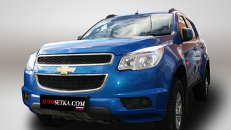 Premium защита радиатора для Chevrolet TRAILBLAZER (2013-2016) из 2-х частей