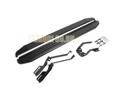 Пороги на Ford Explorer (2011-2015) Black-Premium