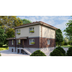 Двухэтажный дом с тремя спальнями 164м² (S62)